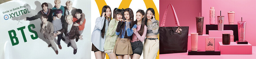 BTS_뉴진스_블랙핑크_식품외식업계_모델발탁