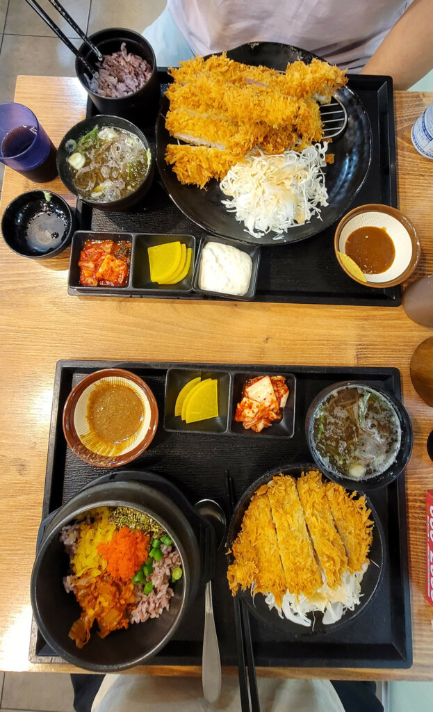 청담돈까스_모듬카츠정식_알밥정식