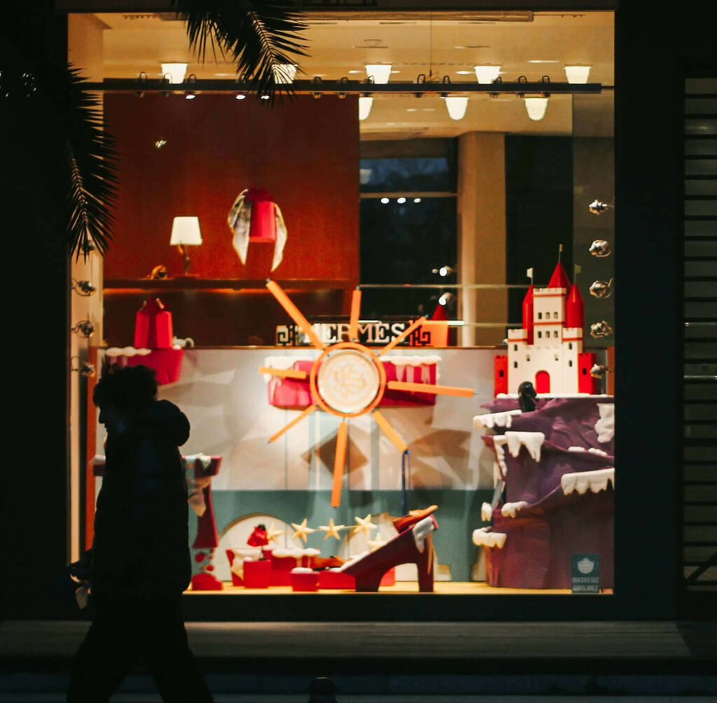 에르메스_쇼윈도