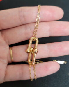 티파니더블링크목걸이