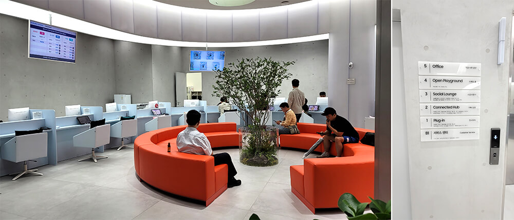 강남역_삼성전자서비스_삼성 강남휴대폰센터_지하1층 내부