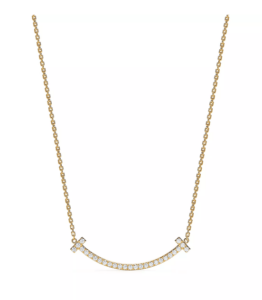 Tiffany T 컬렉션 미디엄 스마일 펜던트와 티파니 스마일 펜던트 스몰 2가지 디자인 레이어링 후기 3 티파니 미디엄 스마일 펜던트 18k 로즈골드