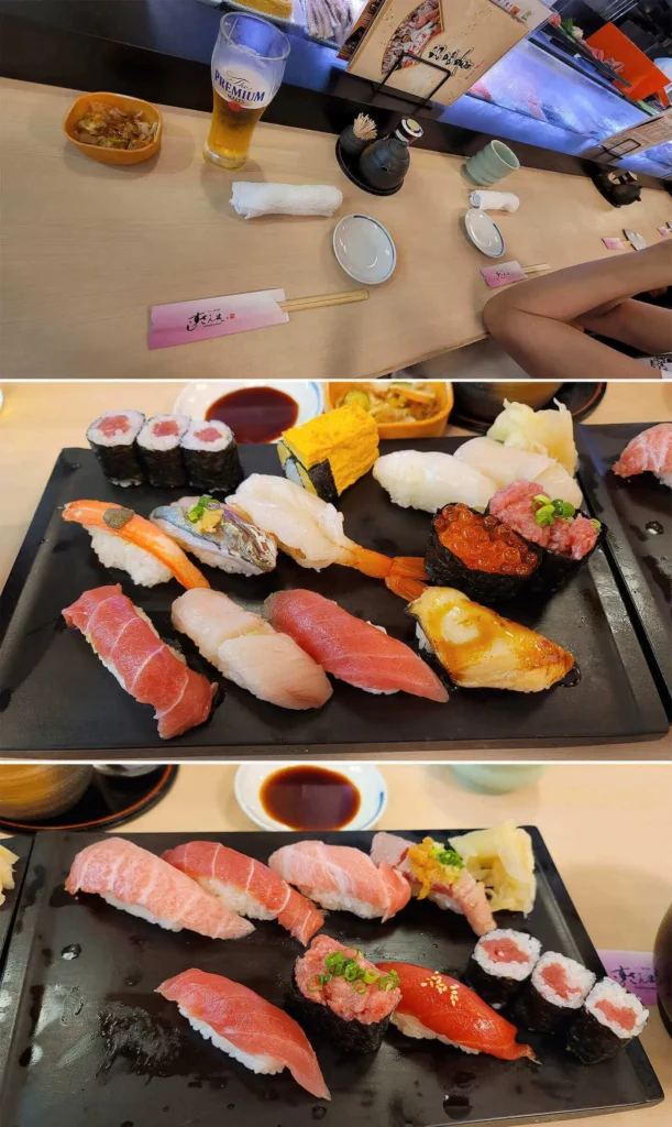 데이나이스-호텔-도쿄-인근-스시잔마이-초밥-세트-구성