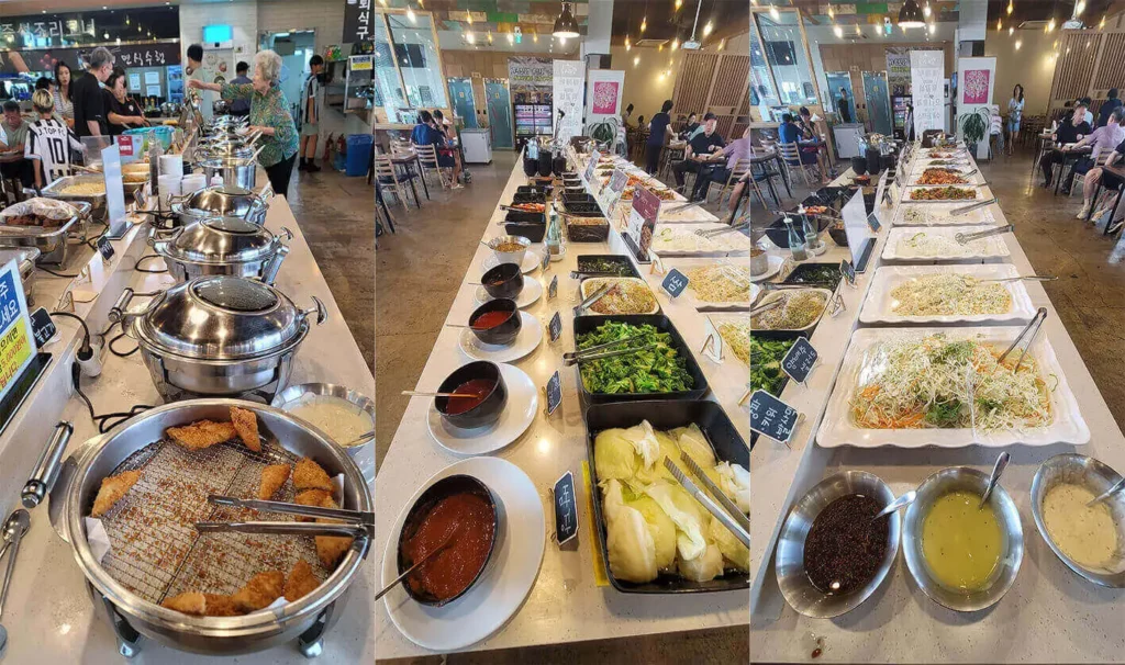 별미지교-양주점-한식뷔페-내부