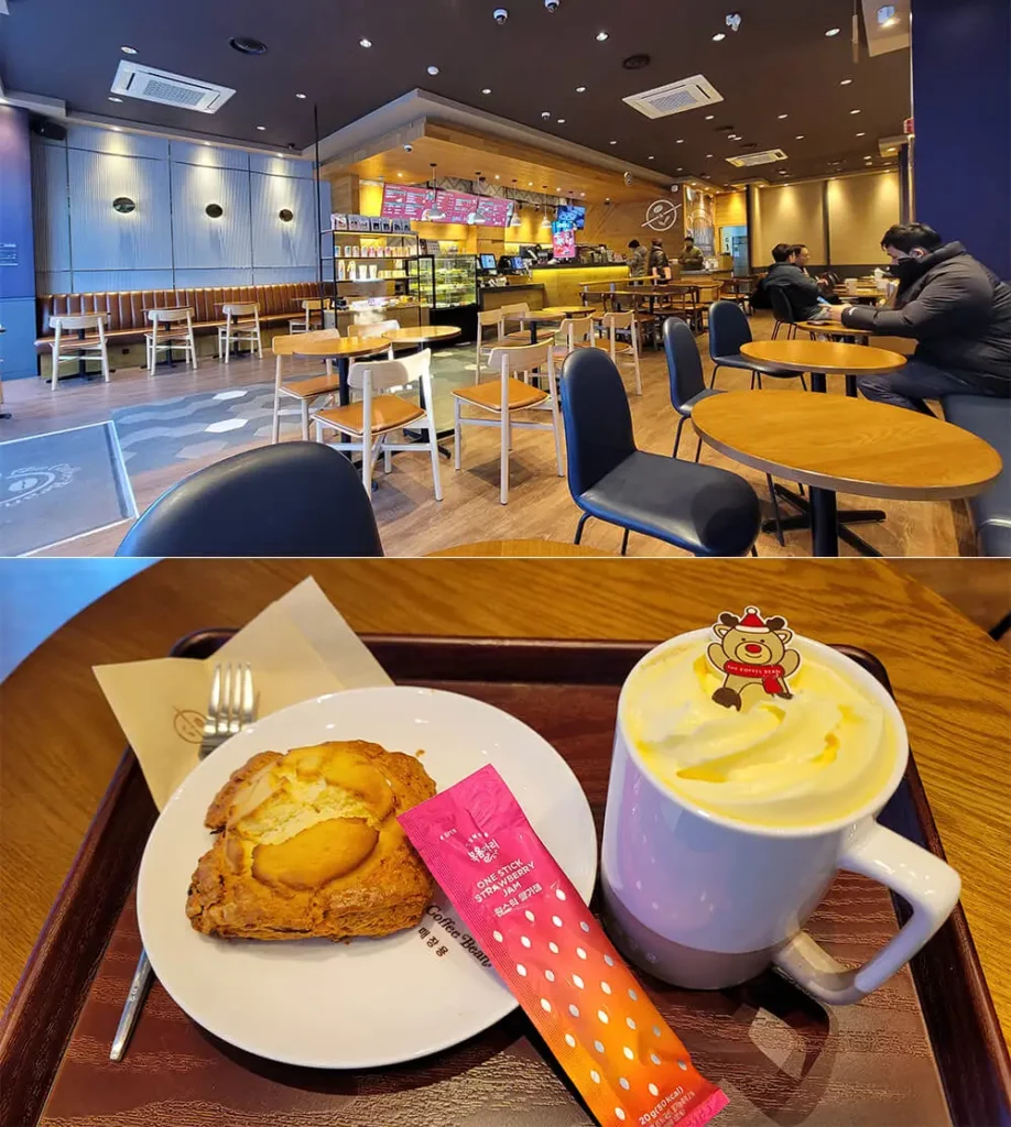 커피빈-국기원사거리점-음료-할인-골든커스터드크림라떼-크렌베리크림치즈스