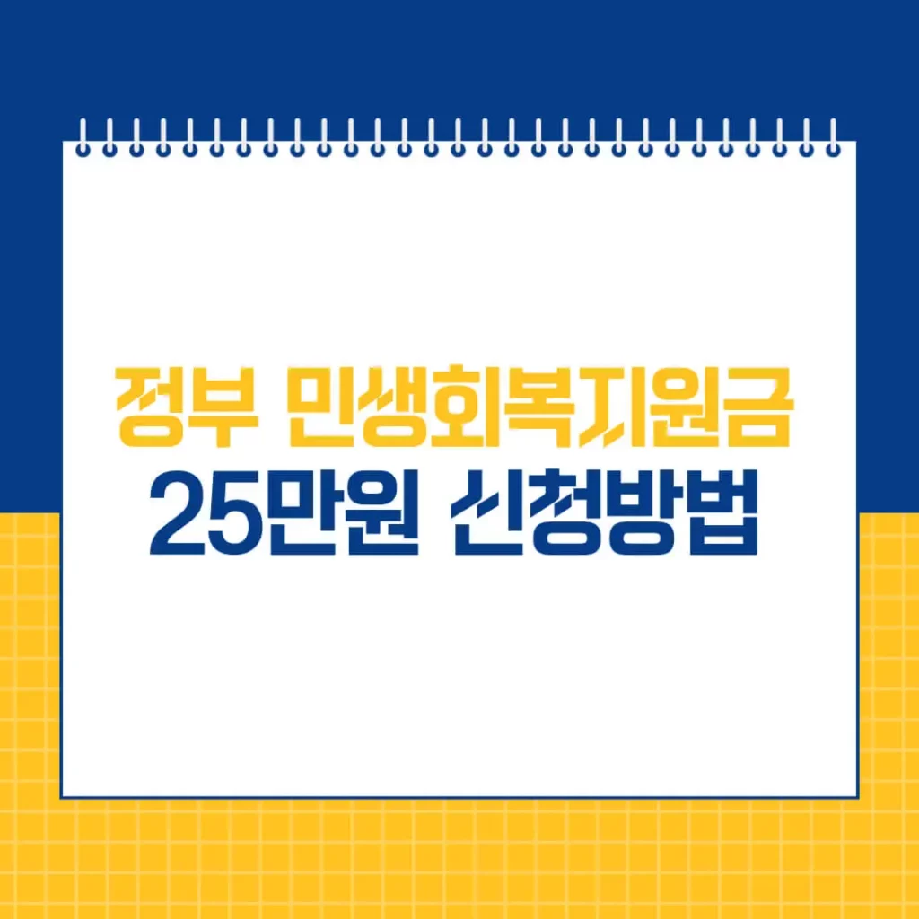 정부-민생회복지원금-25만원